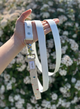 Laisse Biothane poignée interchangeable Loveur Blanc