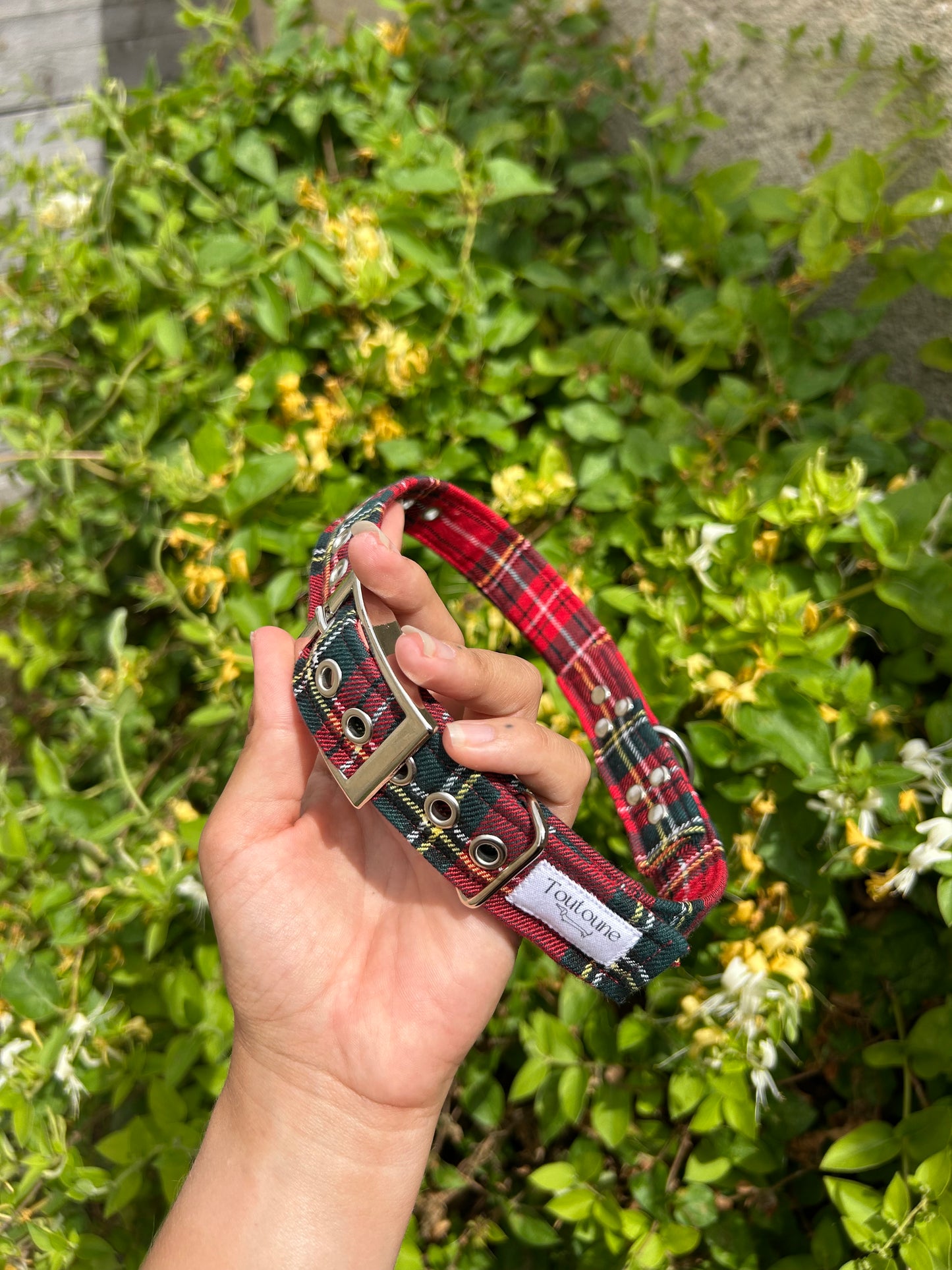 Collier Tartan Bouclerie à ardillon (type ceinture)